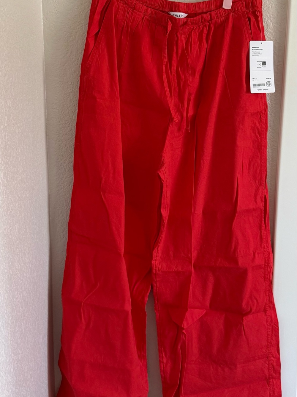 Athleta Paradise Wide-Leg Pant - Bright Red